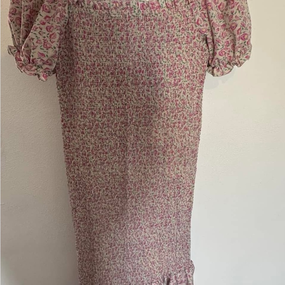 Floral Pink Maxi Dress